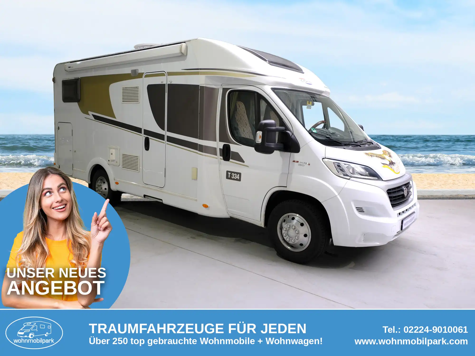 CARADO T 334 Teilintegrierter gebraucht kaufen in Bad Honnef